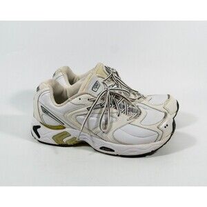 Women's Ryka Muse White Leather Low Walking Sneakers Athletic Shoes Sz 11